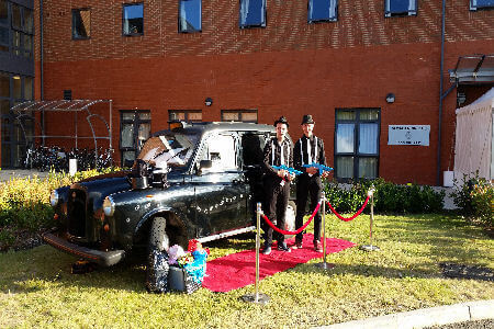 Our Black Taxi Booth Decorated With A Gangster Theme